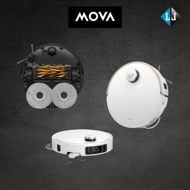 Dulkių siurblys - robotas Mova V50 Ultra (baltas) - NEMOKAMAS PRISTATYMAS 1 Dulkių siurblys - robotas Mova V50 Ultra (baltas) - NEMOKAMAS PRISTATYMAS 1