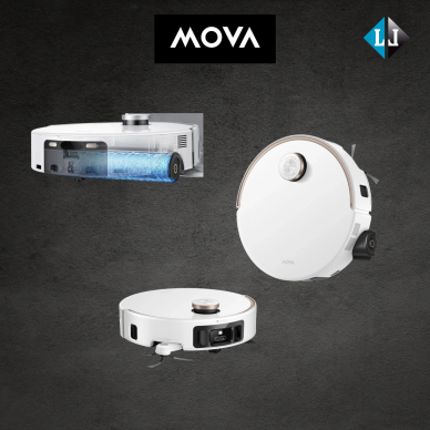 Dulkių siurblys - robotas Mova Z60 Ultra Roller Complete (balta) - NEMOKAMAS PRISTATYMAS 1 Dulkių siurblys - robotas Mova Z60 Ultra Roller Complete (balta) - NEMOKAMAS PRISTATYMAS 1