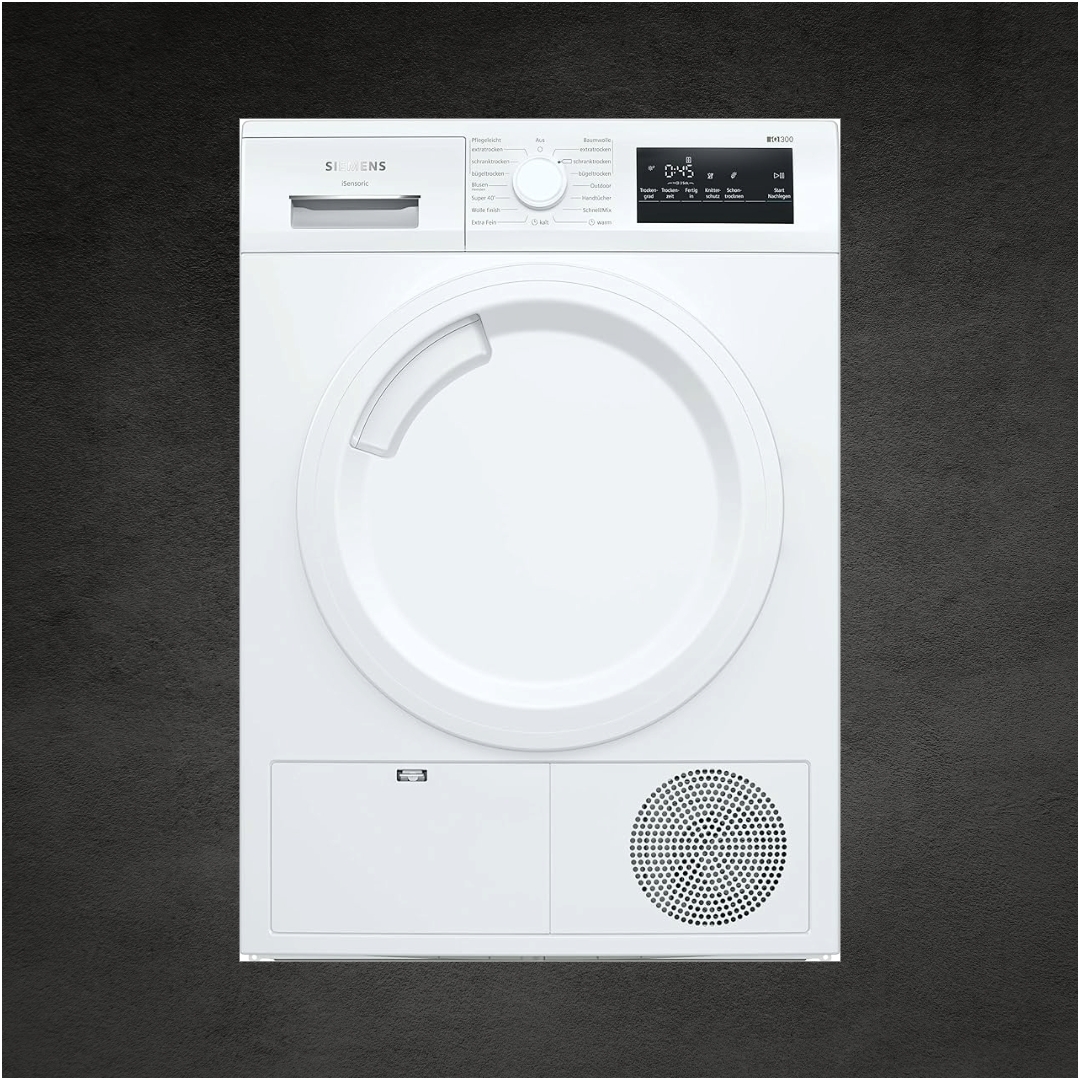 Džiovyklė Siemens WT43HV03 Džiovyklė Siemens WT43HV03