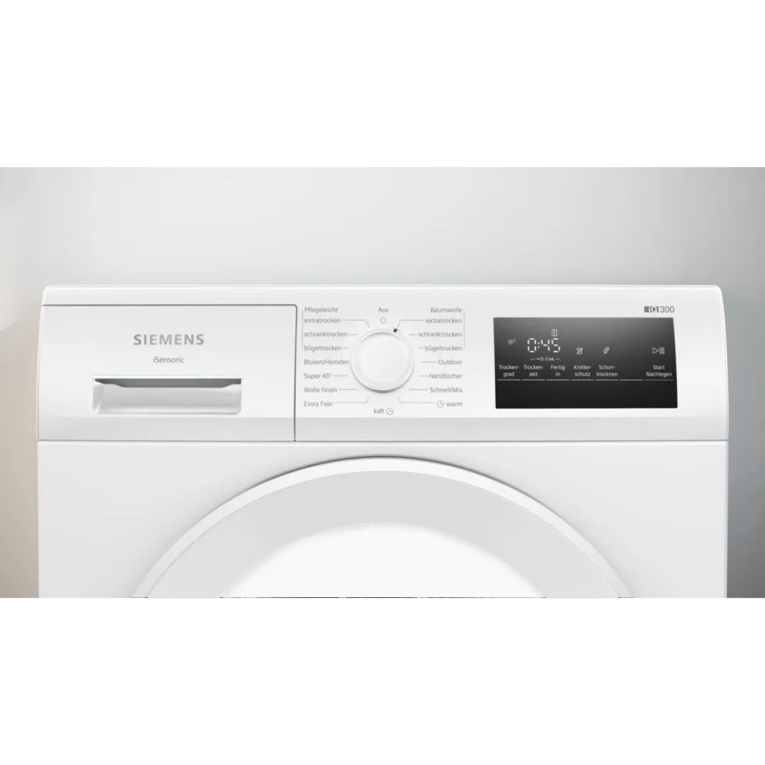 Džiovyklė Siemens iQ300 WT43H004 (8 kg) 1 Džiovyklė Siemens iQ300 WT43H004 (8 kg) 1