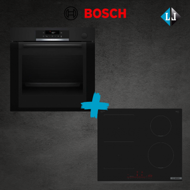 Garinė orkaitė Bosch HRG312BB3 + indukcinė kaitlentė Bosch PVS631HB1E - NEMOKAMAS PRISTATYMAS Garinė orkaitė Bosch HRG312BB3 + indukcinė kaitlentė Bosch PVS631HB1E - NEMOKAMAS PRISTATYMAS