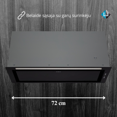 Garų surinkėjas Elica ENTER ADVANCE PLUS BL MAT/A/72 PRF0207735 Garų surinkėjas Elica ENTER ADVANCE PLUS BL MAT/A/72 PRF0207735