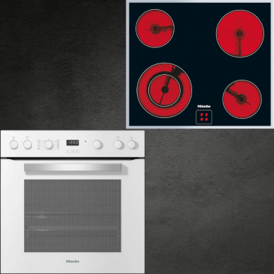 Orkaitė Miele H 2455 E ACTIVE Balta + kaitlentė (pasirinktina) 3 Orkaitė Miele H 2455 E ACTIVE Balta + kaitlentė (pasirinktina) 3