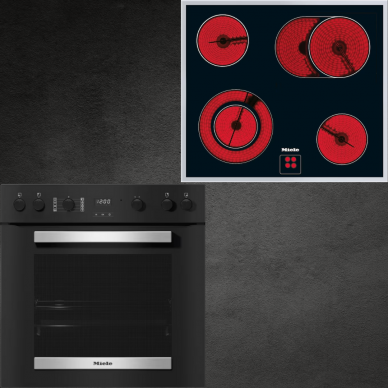 Orkaitė Miele H 2457 E ACTIVE Edelstahl + kaitlentė (pasirinktina) 2