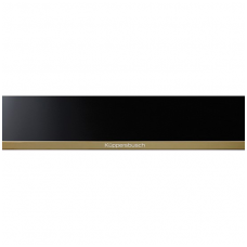 Indų pašildymo stalčius (Juodas) Kuppersbusch CSW6800.0 + DK4002 Gold