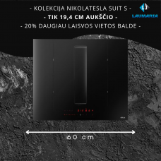 Indukcinė kaitlentė Elica NIKOLATESLA FIT SL BL/A/60 PRF0210739 su integruotu garų surinkėju - NEMOKAMAS PRISTATYMAS Indukcinė kaitlentė Elica NIKOLATESLA FIT SL BL/A/60 PRF0210739 su integruotu garų surinkėju - NEMOKAMAS PRISTATYMAS