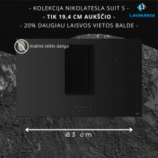 Indukcinė kaitlentė (matinė) Elica NIKOLATESLA PRIME S SL RAW BL/A/83 PRF0210732 su integruotu garų surinkėju - NEMOKAMAS PRISTATYMAS Indukcinė kaitlentė (matinė) Elica NIKOLATESLA PRIME S SL RAW BL/A/83 PRF0210732 su integruotu garų surinkėju - NEMOKAMAS PRISTATYMAS