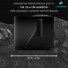 Indukcinė kaitlentė Elica NIKOLATESLA FIT 3Z SL BL/A/60 PRF0211838 su integruotu garų surinkėju - NEMOKAMAS PRISTATYMAS Indukcinė kaitlentė Elica NIKOLATESLA FIT 3Z SL BL/A/60 PRF0211838 su integruotu garų surinkėju - NEMOKAMAS PRISTATYMAS