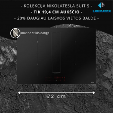 Indukcinė kaitlentė (matinė) Elica NIKOLATESLA FIT SL RAW BR/A/72 PRF0210746 su integruotu garų surinkėju - NEMOKAMAS PRISTATYMAS Indukcinė kaitlentė (matinė) Elica NIKOLATESLA FIT SL RAW BR/A/72 PRF0210746 su integruotu garų surinkėju - NEMOKAMAS PRISTATYMAS
