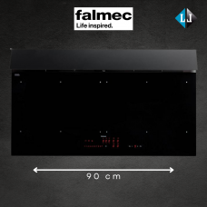 Indukcinė kaitlentė su integruotu garų surinkėju Falmec Brera, 90 cm, 800 m3/h - NEMOKAMAS PRISTATYMAS