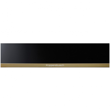 Indų pašildymo stalčius (Juodas) Kuppersbusch CSZ6800.0 + DK4002 Gold