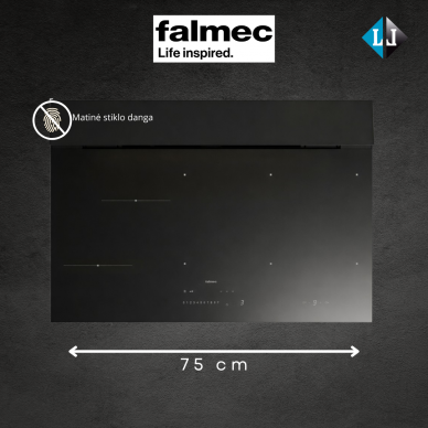 Indukcinė kaitlentė su integruotu garų surinkėju Falmec Brera Matt, 75 cm, 800 m3/h - NEMOKAMAS PRISTATYMAS Indukcinė kaitlentė su integruotu garų surinkėju Falmec Brera Matt, 75 cm, 800 m3/h - NEMOKAMAS PRISTATYMAS