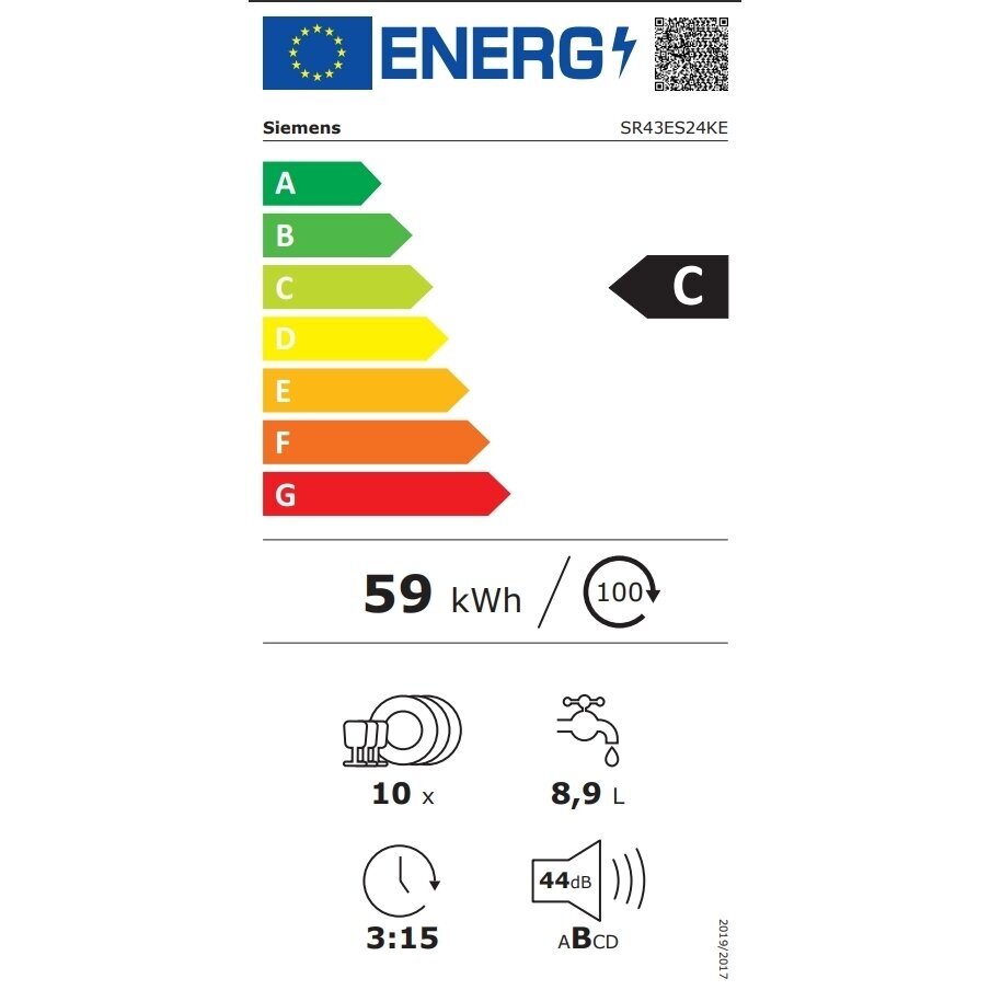 Indaplovė Siemens SR43ES24KE 2 Indaplovė Siemens SR43ES24KE 2