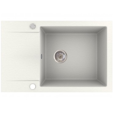 Kriauklė BERG ELEMENT BRL 1611A 1,0 MOC WHITE ALABASTER