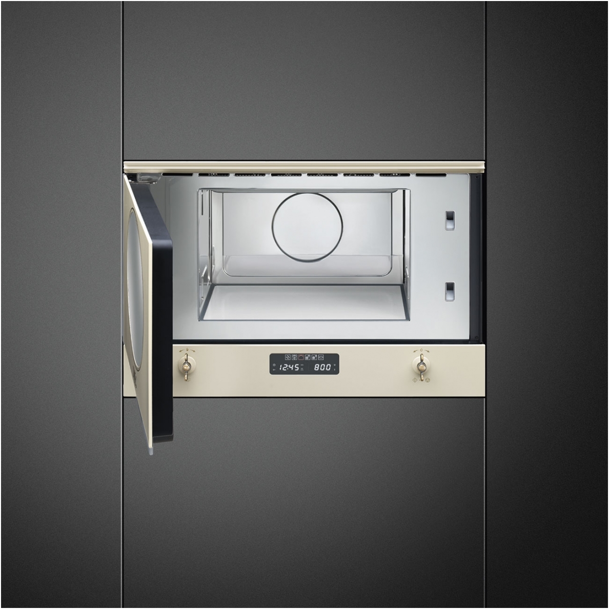 Mikrobangų krosnelė SMEG MP822PO 1 Mikrobangų krosnelė SMEG MP822PO 1
