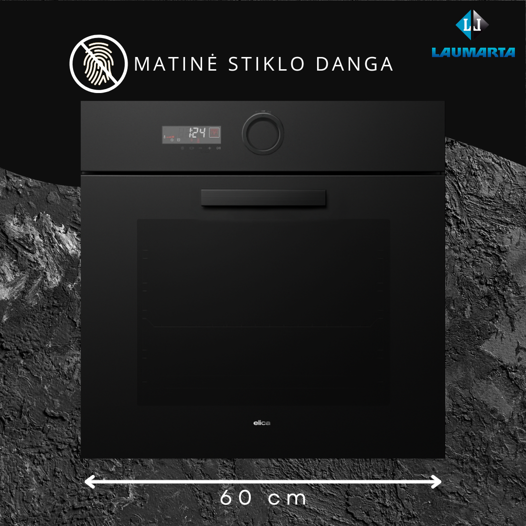 Orkaitė Elica VIRTUS MULTI 60 DD BL MATT PRF0211109 - Atsiimkite per 15 min! Orkaitė Elica VIRTUS MULTI 60 DD BL MATT PRF0211109 - Atsiimkite per 15 min!