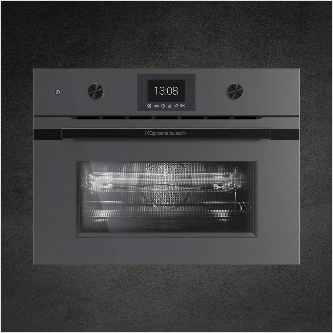 Orkaitė Kuppersbusch CBM 6350.0 Graphite su mikrobangų krosnele Orkaitė Kuppersbusch CBM 6350.0 Graphite su mikrobangų krosnele