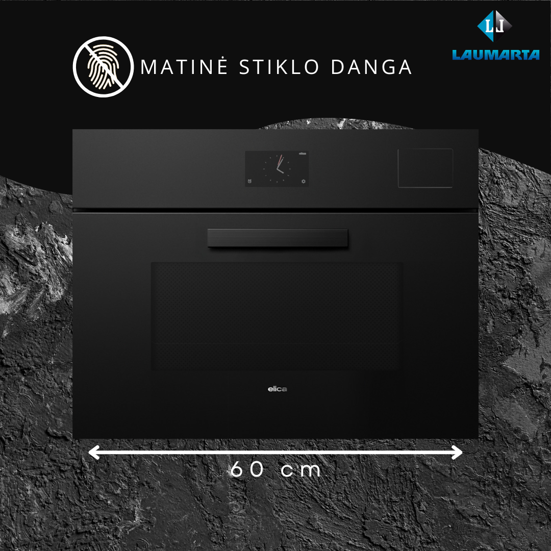 Orkaitė su garų ir mikrobangų funkcijomis Elica VIRTUS COMBI STEAM MW 645 TFT BL MATT PRF0211107 - NEMOKAMAS PRISTATYMAS Orkaitė su garų ir mikrobangų funkcijomis Elica VIRTUS COMBI STEAM MW 645 TFT BL MATT PRF0211107 - NEMOKAMAS PRISTATYMAS