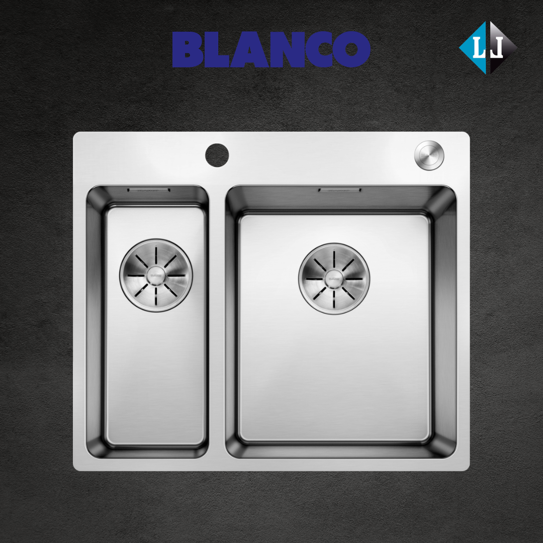 Plautuvė su ekscentriniu ventiliu Blanco ANDANO 340/180-IF/A 525247 - NEMOKAMAS PRISTATYMAS