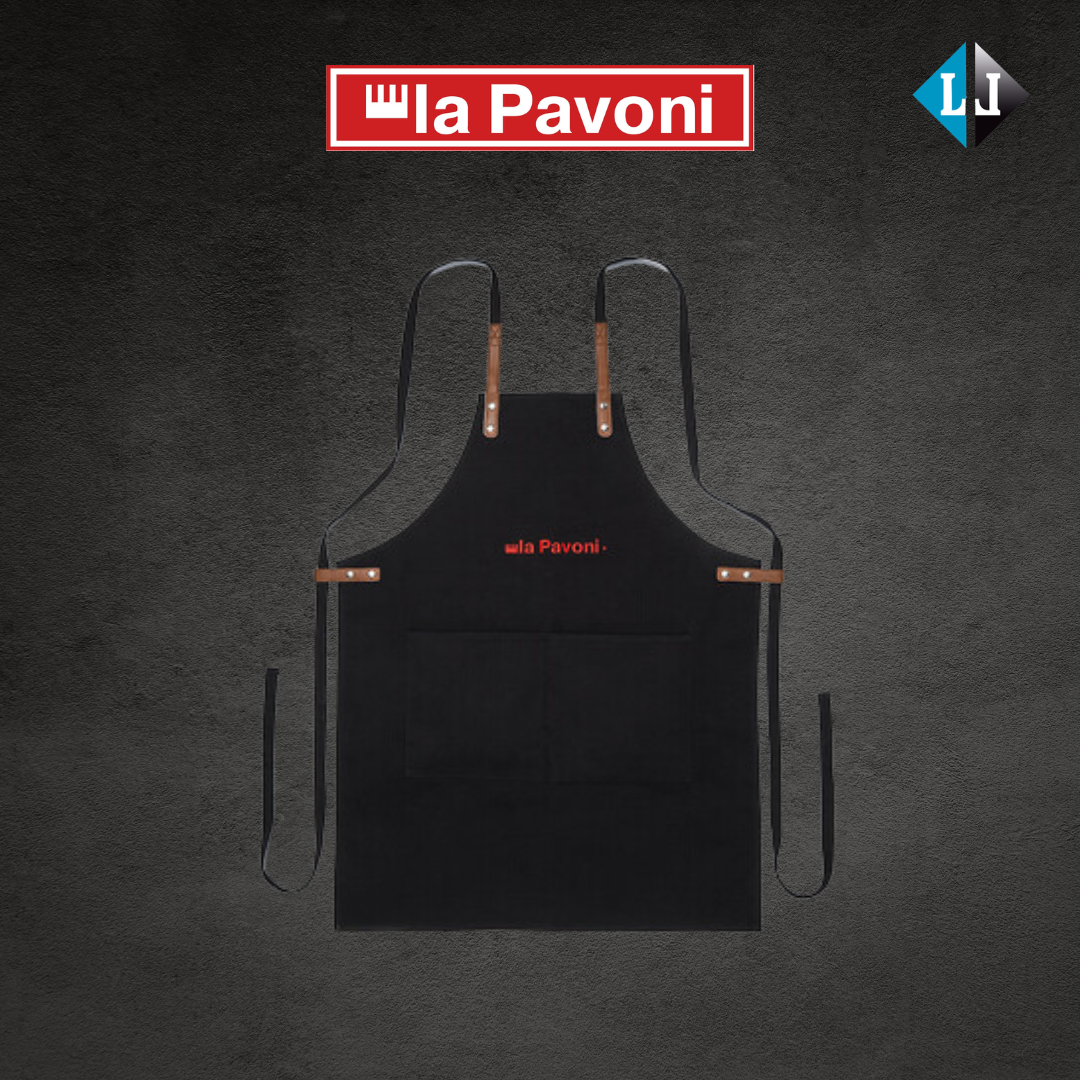 Prijuostė La Pavoni LPAAPROBL01 (juoda) - Užsakomoji prekė Prijuostė La Pavoni LPAAPROBL01 (juoda) - Užsakomoji prekė