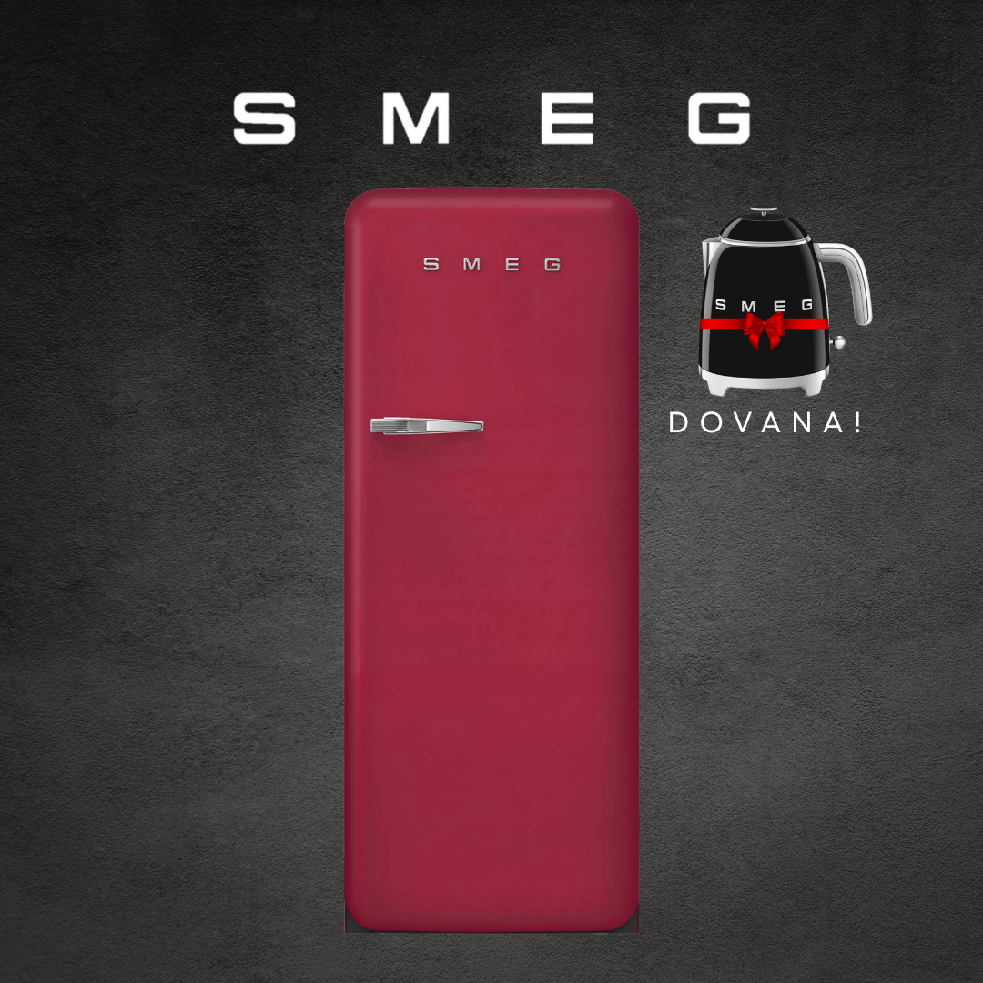 Šaldytuvas SMEG FAB28RDRB6 + DOVANA - Užsakomoji prekė Šaldytuvas SMEG FAB28RDRB6 + DOVANA - Užsakomoji prekė