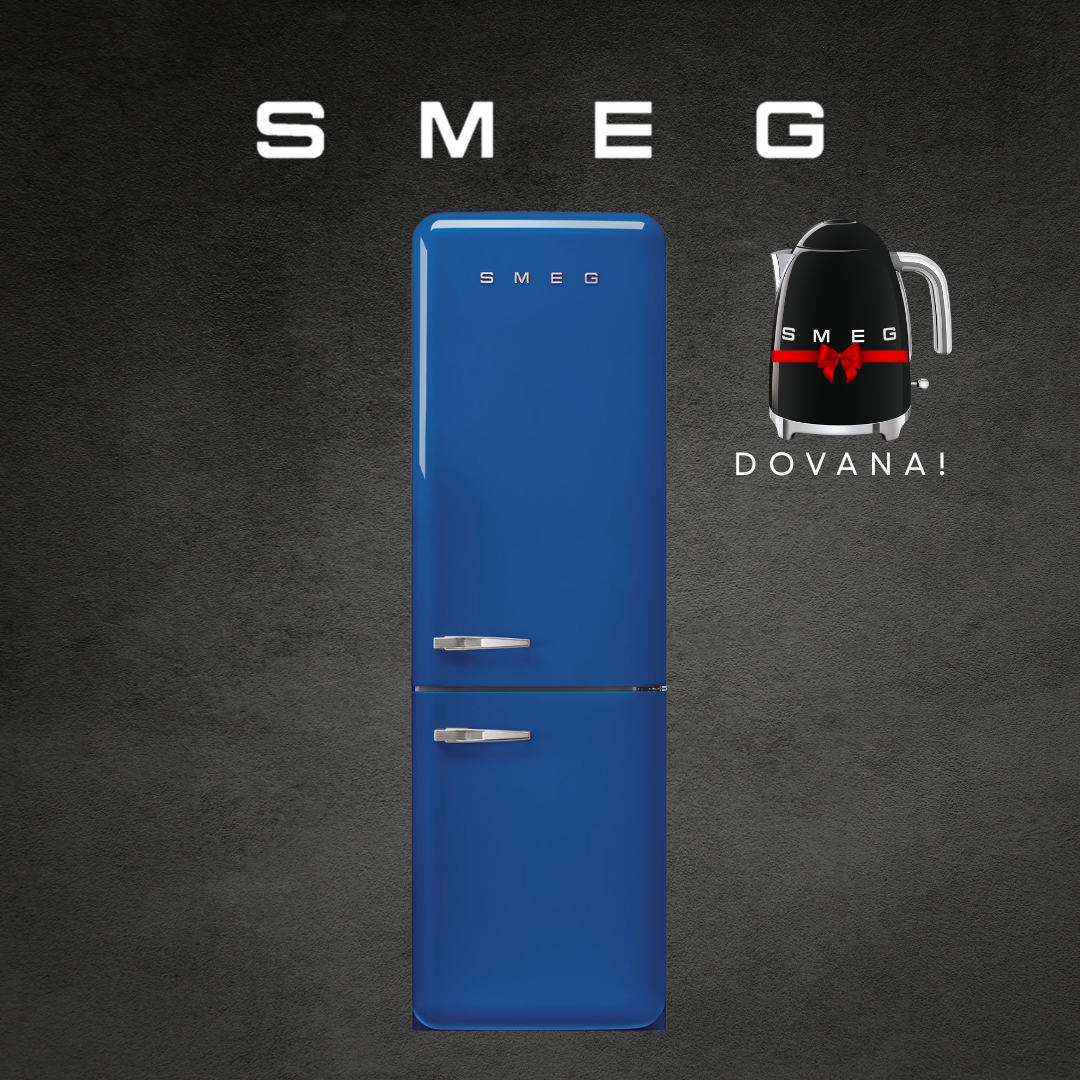 Šaldytuvas SMEG FAB32RBE6 + DOVANA - Užsakomoji prekė Šaldytuvas SMEG FAB32RBE6 + DOVANA - Užsakomoji prekė