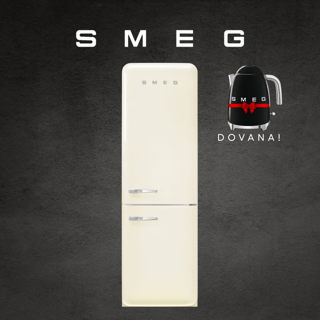 Šaldytuvas SMEG FAB32RCR6 + DOVANA - Užsakomoji prekė Šaldytuvas SMEG FAB32RCR6 + DOVANA - Užsakomoji prekė