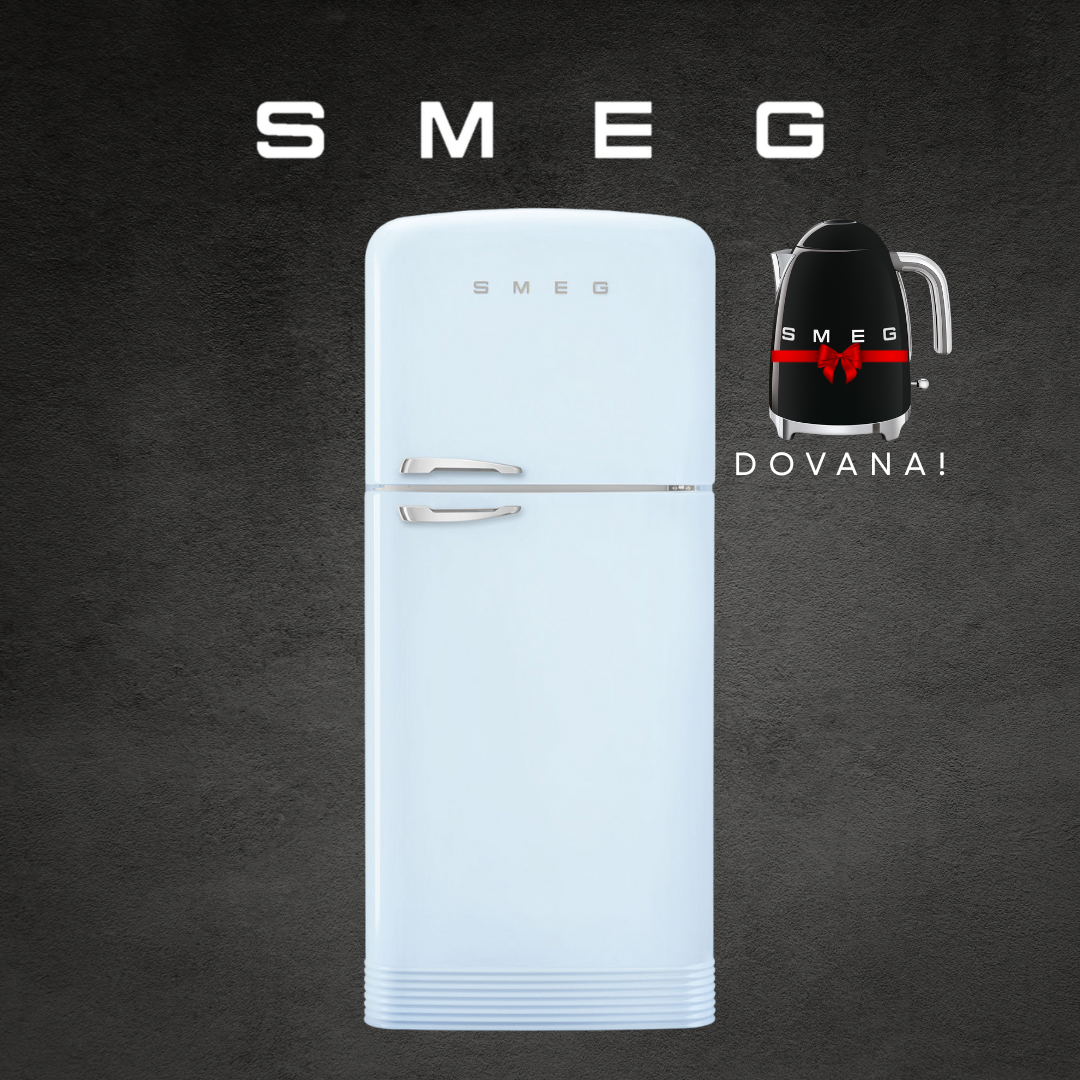 Šaldytuvas SMEG FAB50RPB5 + DOVANA - Užsakomoji prekė Šaldytuvas SMEG FAB50RPB5 + DOVANA - Užsakomoji prekė