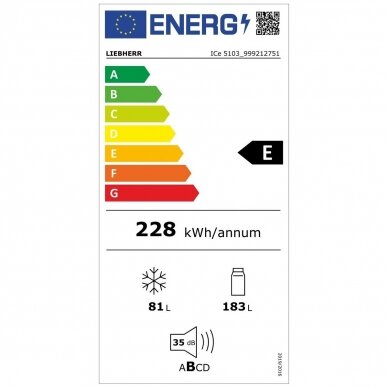 Šaldytuvas Liebherr ICe 5103 - Atsiimkite per 15 min! 1 Šaldytuvas Liebherr ICe 5103 - Atsiimkite per 15 min! 1