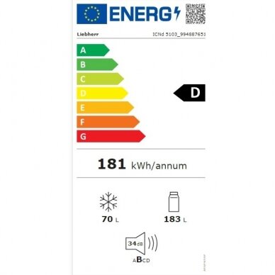 Šaldytuvas Liebherr ICNd 5103 Pure NoFrost - Atsiimkite per 15 min! 2
