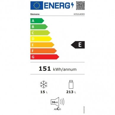 Šaldytuvas Siemens KI52LADE0 2 Šaldytuvas Siemens KI52LADE0 2