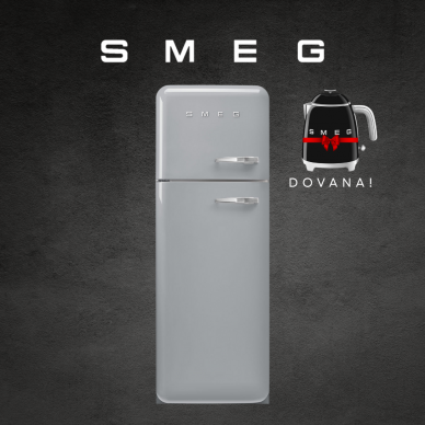 Šaldytuvas SMEG FAB30LSV6 + DOVANA - Užsakomoji prekė Šaldytuvas SMEG FAB30LSV6 + DOVANA - Užsakomoji prekė