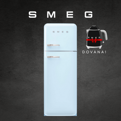 Šaldytuvas SMEG FAB30RPB5 + DOVANA - Užsakomoji prekė Šaldytuvas SMEG FAB30RPB5 + DOVANA - Užsakomoji prekė