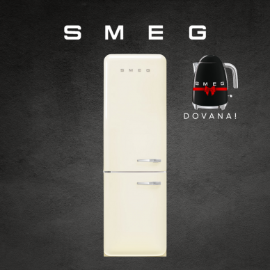 Šaldytuvas SMEG FAB32LCR6 + DOVANA - Užsakomoji prekė Šaldytuvas SMEG FAB32LCR6 + DOVANA - Užsakomoji prekė