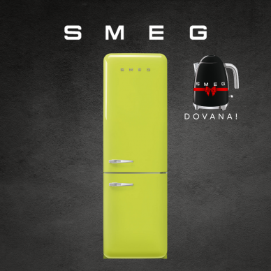 Šaldytuvas SMEG FAB32RLI6 + DOVANA - Užsakomoji prekė Šaldytuvas SMEG FAB32RLI6 + DOVANA - Užsakomoji prekė