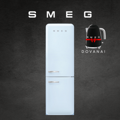 Šaldytuvas SMEG FAB32RPB6 + DOVANA - Užsakomoji prekė Šaldytuvas SMEG FAB32RPB6 + DOVANA - Užsakomoji prekė