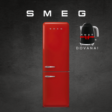 Šaldytuvas SMEG FAB32RRD6 + DOVANA - Užsakomoji prekė Šaldytuvas SMEG FAB32RRD6 + DOVANA - Užsakomoji prekė