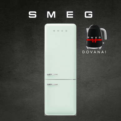 Šaldytuvas SMEG FAB38RPG6 + DOVANA - Užsakomoji prekė Šaldytuvas SMEG FAB38RPG6 + DOVANA - Užsakomoji prekė