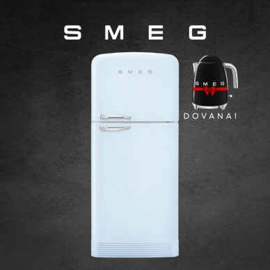 Šaldytuvas SMEG FAB50RPB5 + DOVANA - Užsakomoji prekė Šaldytuvas SMEG FAB50RPB5 + DOVANA - Užsakomoji prekė
