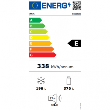 Šaldytuvas SMEG FQ60NDE 2 Šaldytuvas SMEG FQ60NDE 2