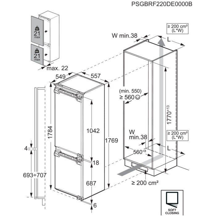 Šaldytuvas AEG TSC8M181DC - Atsiimkite per 15 min! 1 Šaldytuvas AEG TSC8M181DC - Atsiimkite per 15 min! 1
