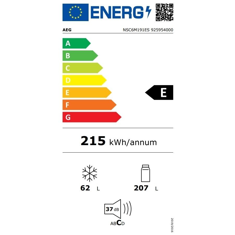 Šaldytuvas AEG NSC6M191ES - Atsiimkite per 15 min! 2 Šaldytuvas AEG NSC6M191ES - Atsiimkite per 15 min! 2