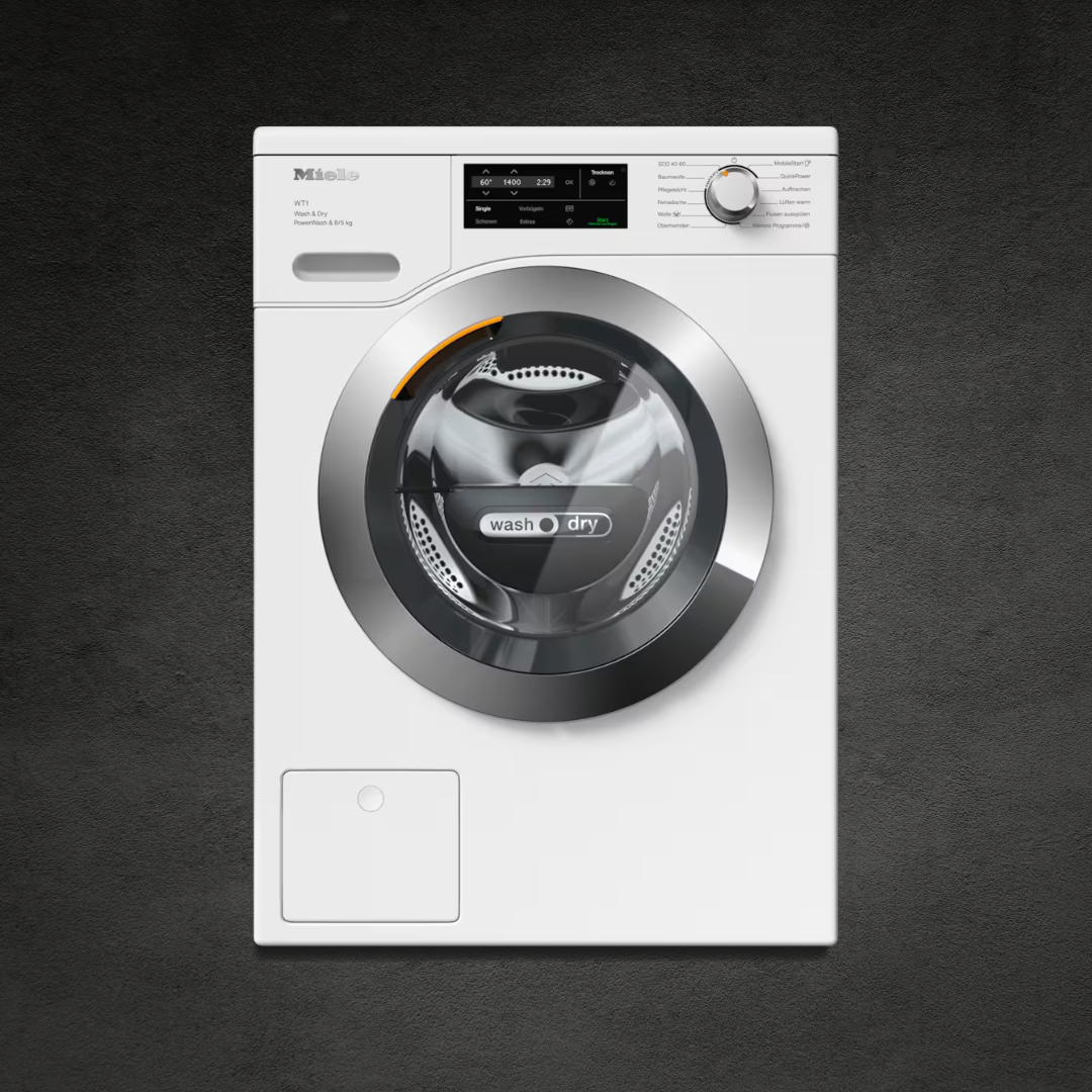 Skalbyklė-džiovyklė Miele WTI360 WPM PWash 8/5kg Skalbyklė-džiovyklė Miele WTI360 WPM PWash 8/5kg
