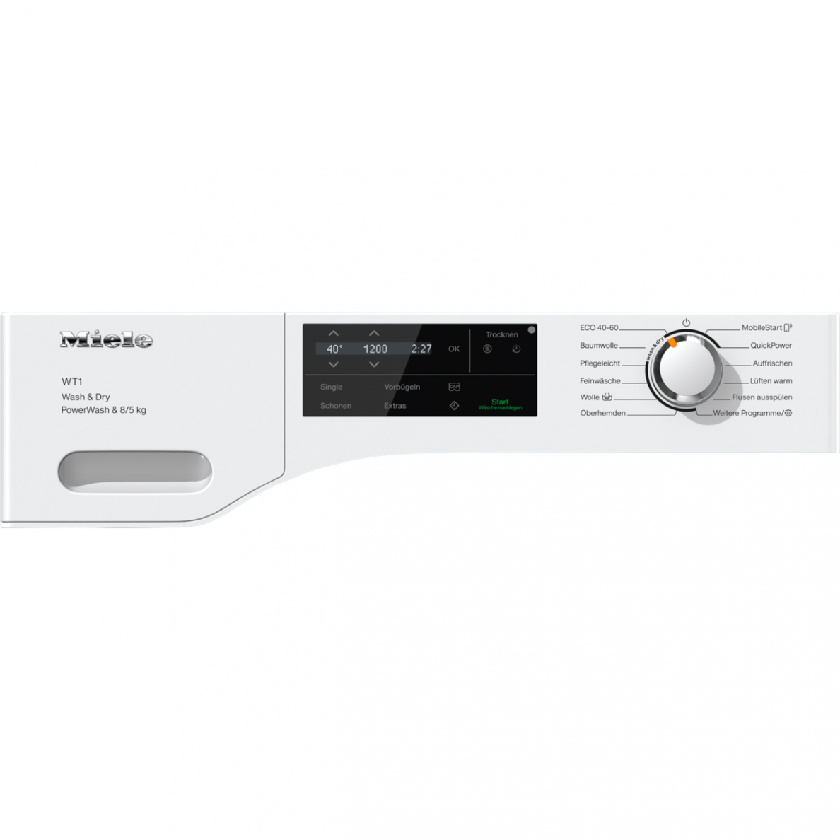 Skalbyklė-džiovyklė Miele WTI360 WPM PWash 8/5kg 1 Skalbyklė-džiovyklė Miele WTI360 WPM PWash 8/5kg 1