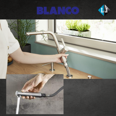 Virtuvinis maišytuvas su ištraukiama žarna Blanco LANORA-S-F 526180 - NEMOKAMAS PRISTATYMAS 1 Virtuvinis maišytuvas su ištraukiama žarna Blanco LANORA-S-F 526180 - NEMOKAMAS PRISTATYMAS 1