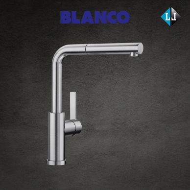 Virtuvinis maišytuvas su ištraukiama žarna Blanco LANORA-S-F 526180 - NEMOKAMAS PRISTATYMAS Virtuvinis maišytuvas su ištraukiama žarna Blanco LANORA-S-F 526180 - NEMOKAMAS PRISTATYMAS